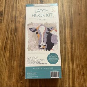 Cow Wall Art Latch Hook Kit